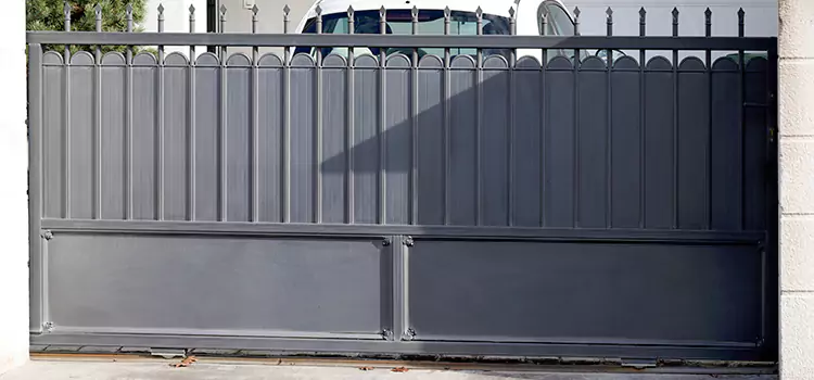 Metal Driveway Gate Installation Mason